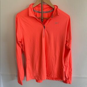 Nike Running Bright Coral Women’s Half-Zip Pullover